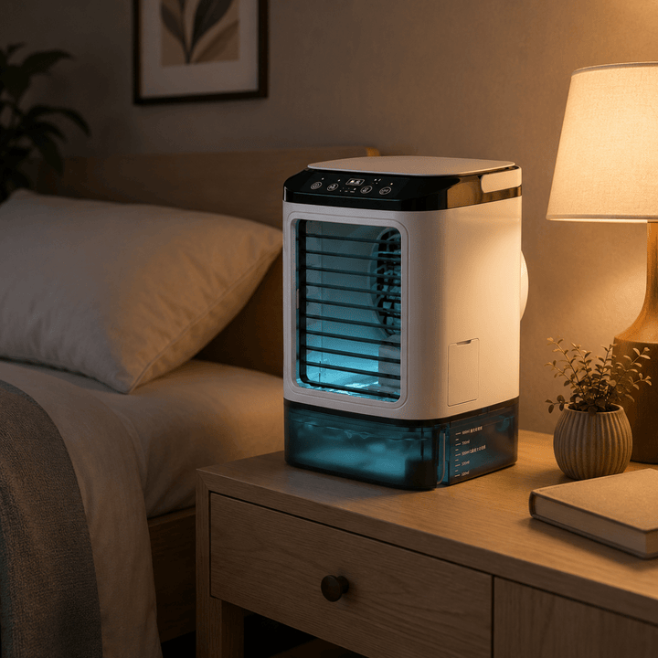 Portabel Sprayfläkt Med Vattendimma Och USB-Laddning