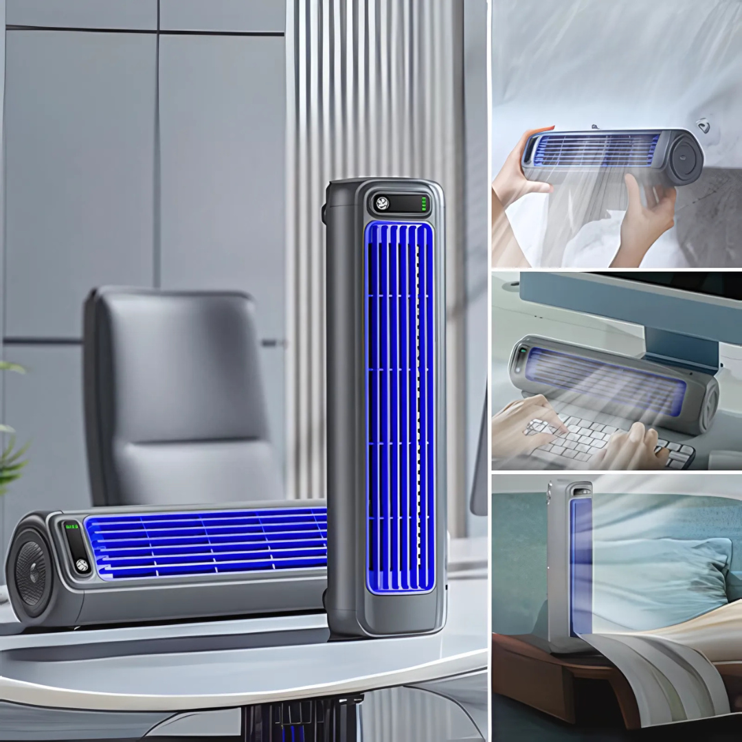 Portabel Luftkylare Med 3 Kyllägen Och Tyst Kompakt Design