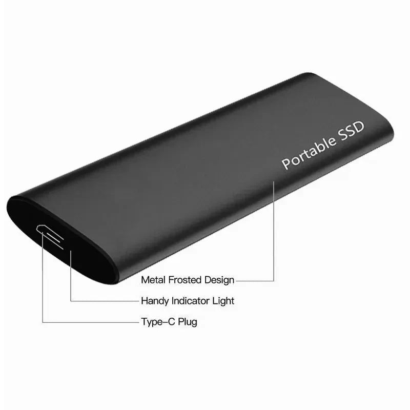 Extern Hårddisk 4 TB Med USB-C Och USB 3.1 För Portabel Lagring