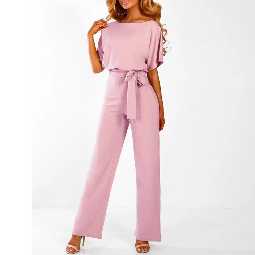 Maja | Jumpsuit Dam Med Knytbälte
