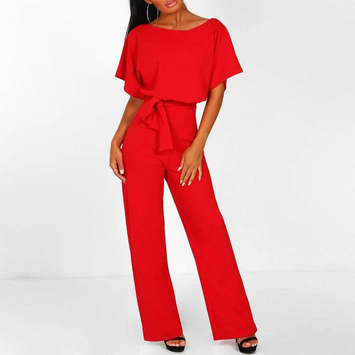 Maja | Jumpsuit Dam Med Knytbälte