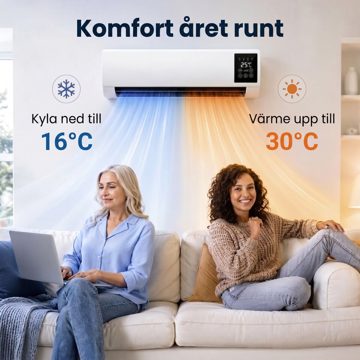 Portabel Luftkylare Med FrostCore-Teknik Och Justerbart Luftflöde