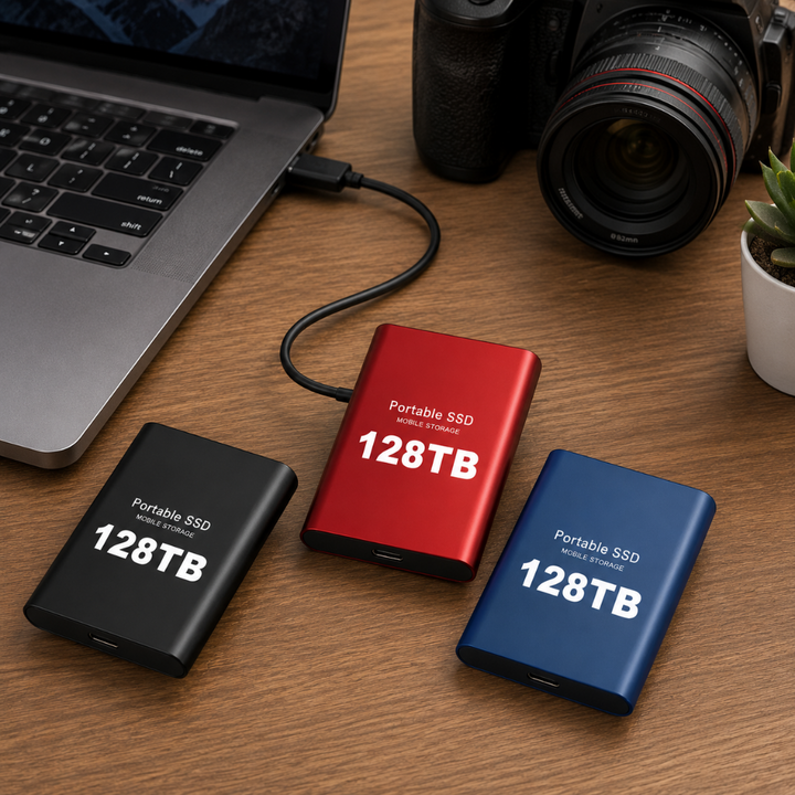 Portabel Extern SSD Med USB Och Överföringshastighet Upp Till 540 MB/s