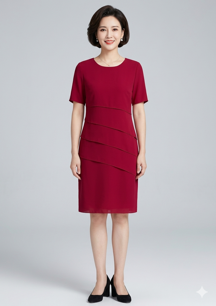 Signe | Klänning Elegant Chiffong