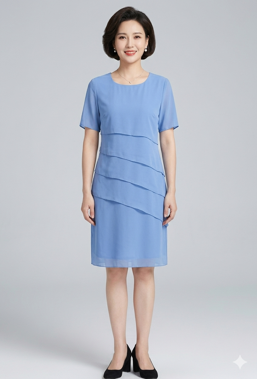 Signe | Klänning Elegant Chiffong