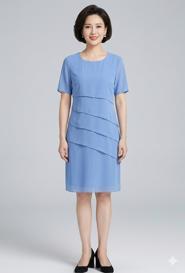 Signe | Klänning Elegant Chiffong