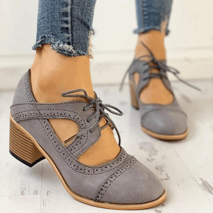 Emma | Pumps Dam T-Rem Snörning