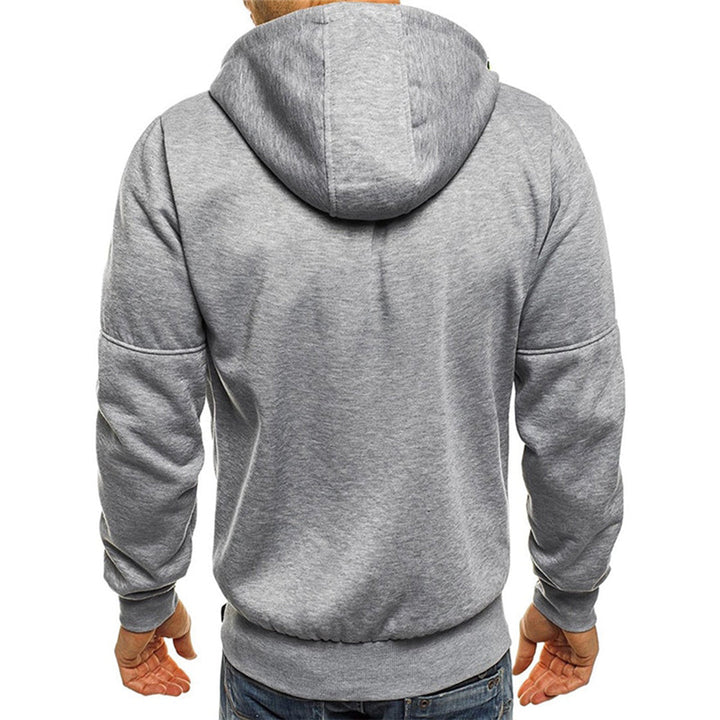 Nils | Hoodie Herr Med Dragkedja