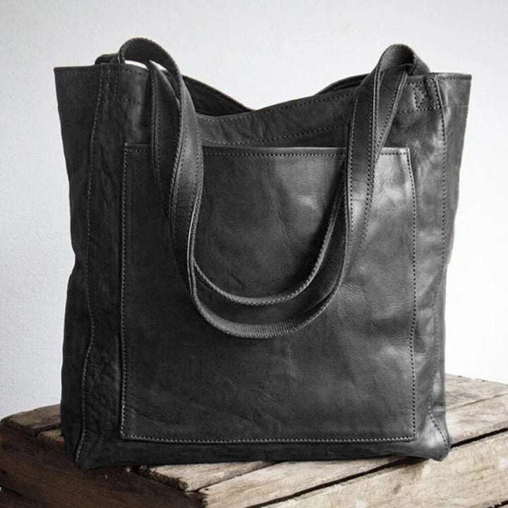 Ragnhild | Shopper Dam Läderlook Rymlig Elegant