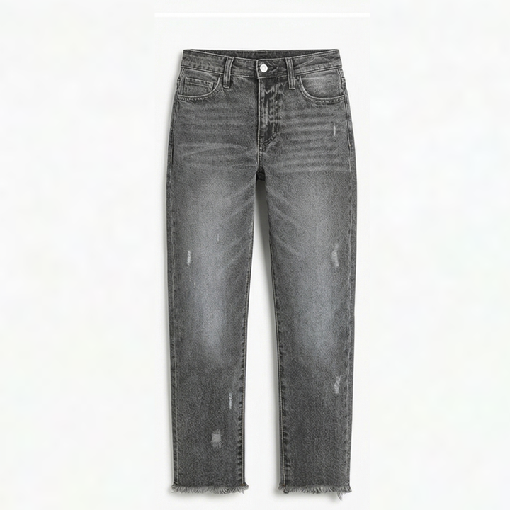 Signe | Croppade Jeans Dam Raka Ben