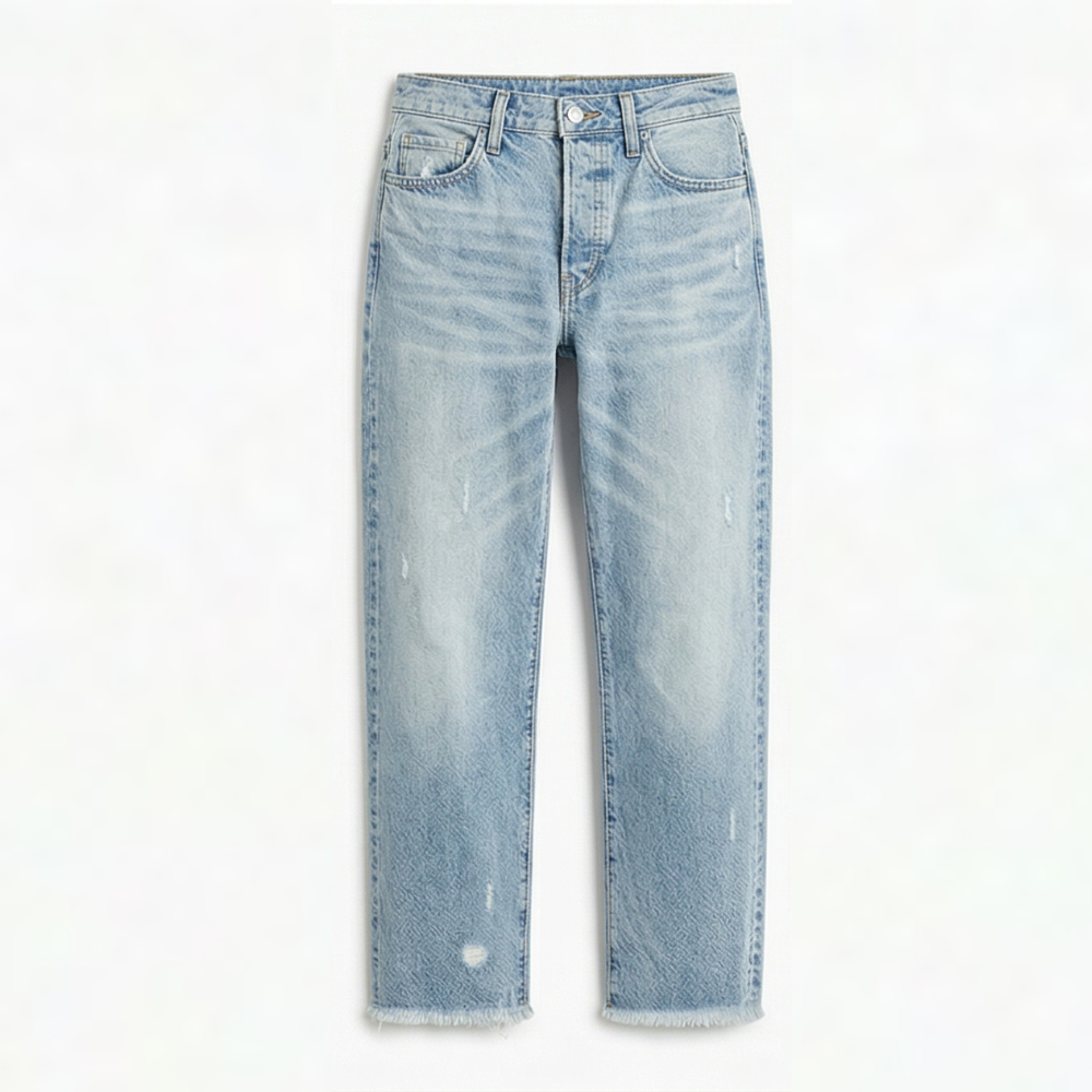 Signe | Croppade Jeans Dam Raka Ben