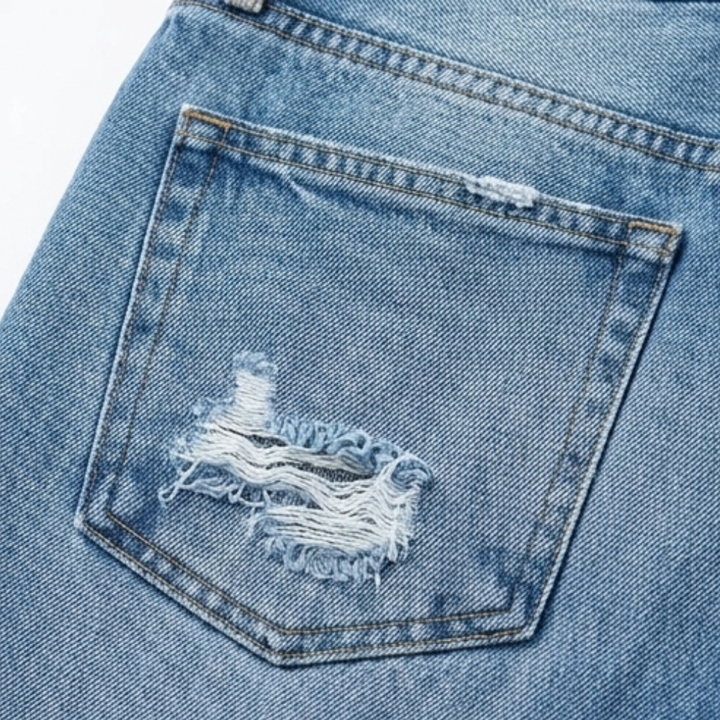 Signe | Croppade Jeans Dam Raka Ben