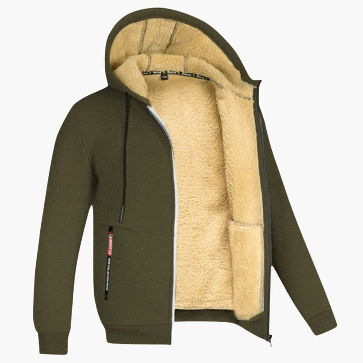 Ragnvald | Huvjacka Herr Fleecefodrad Full-Zip