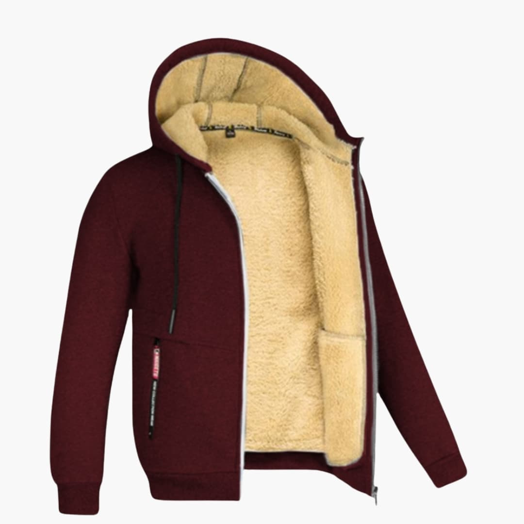Ragnvald | Huvjacka Herr Fleecefodrad Full-Zip