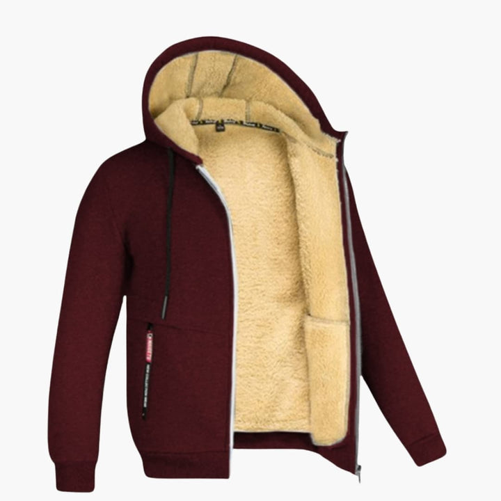 Ragnvald | Huvjacka Herr Fleecefodrad Full-Zip