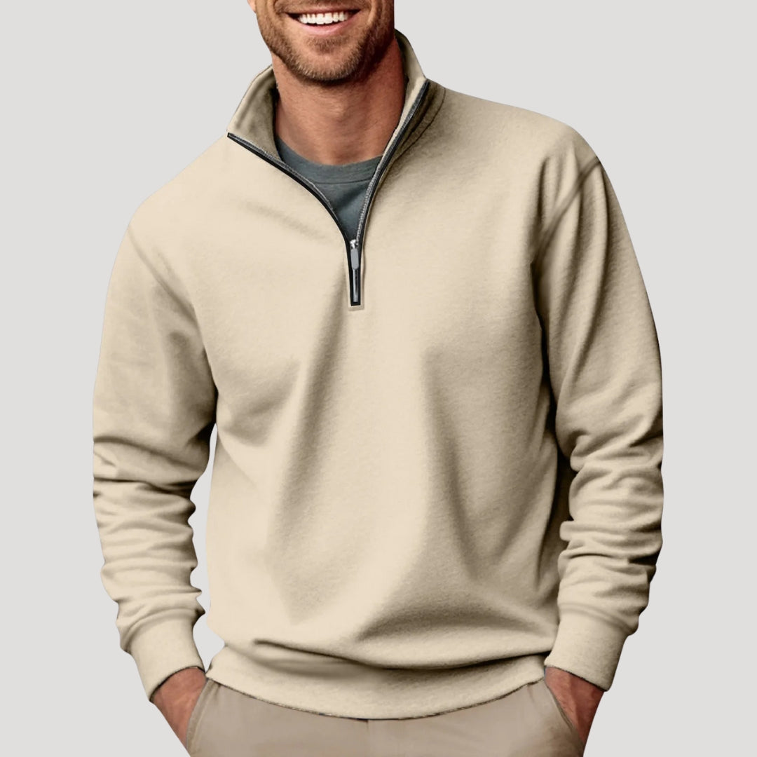 Erik | Sweatshirt Herr Half Zip