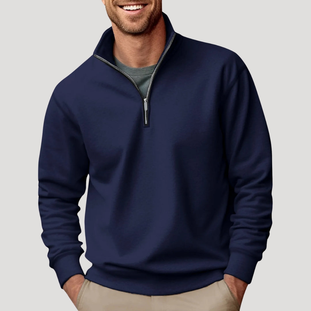 Erik | Sweatshirt Herr Half Zip