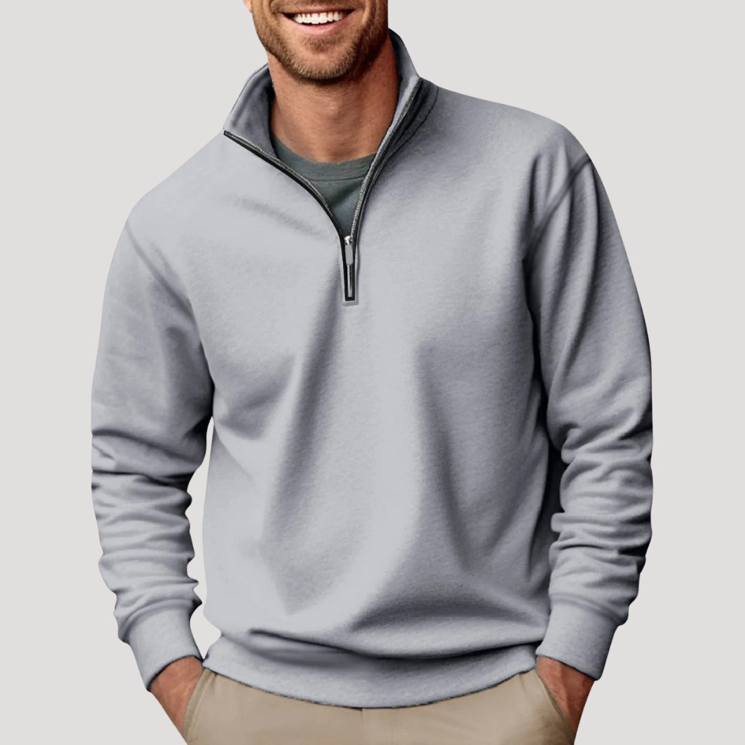 Erik | Sweatshirt Herr Half Zip