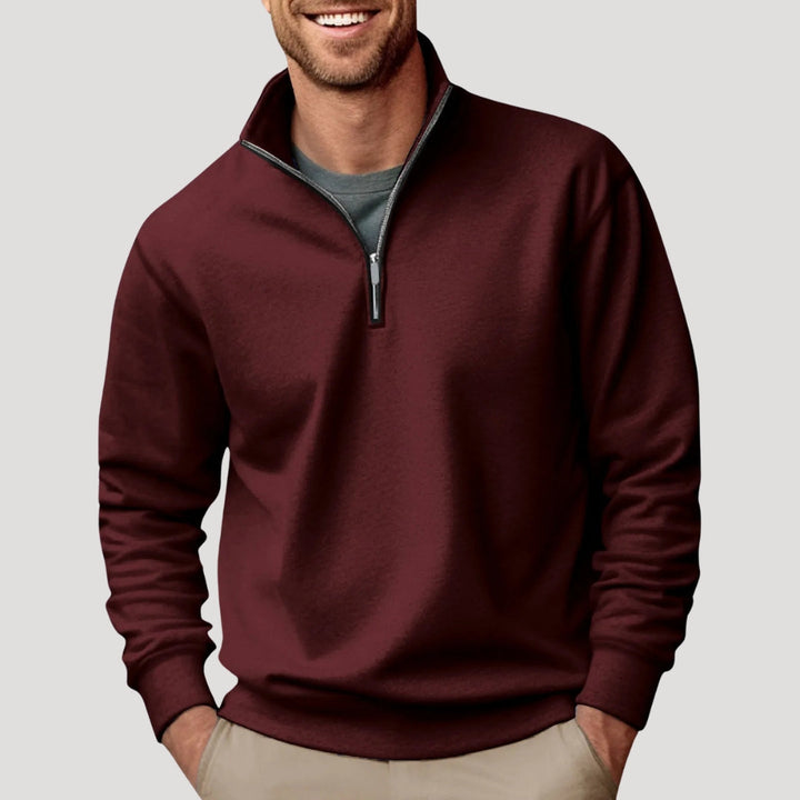 Erik | Sweatshirt Herr Half Zip