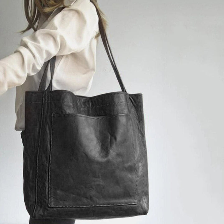 Ragnhild | Shopper Dam Läderlook Rymlig Elegant