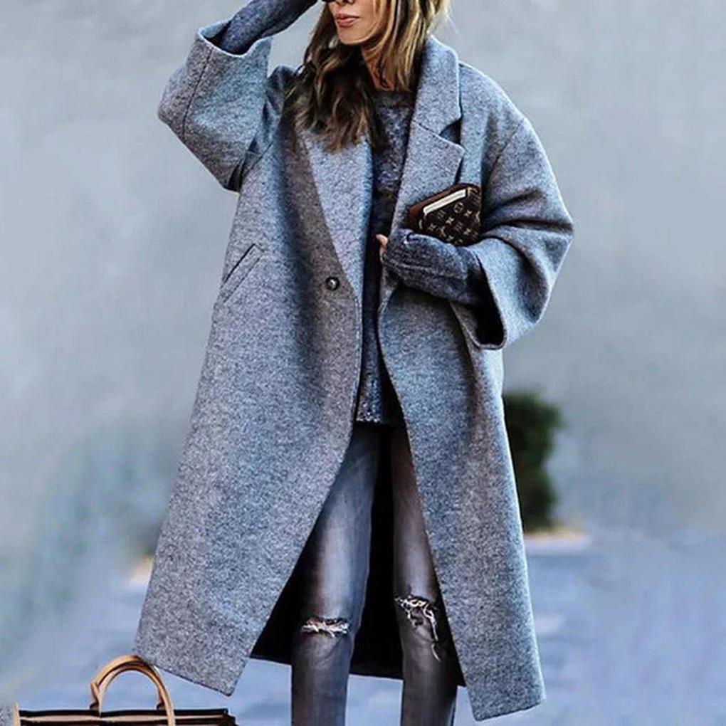 Ragnhildur | Långkappa Dam Rutig Color Block Oversized