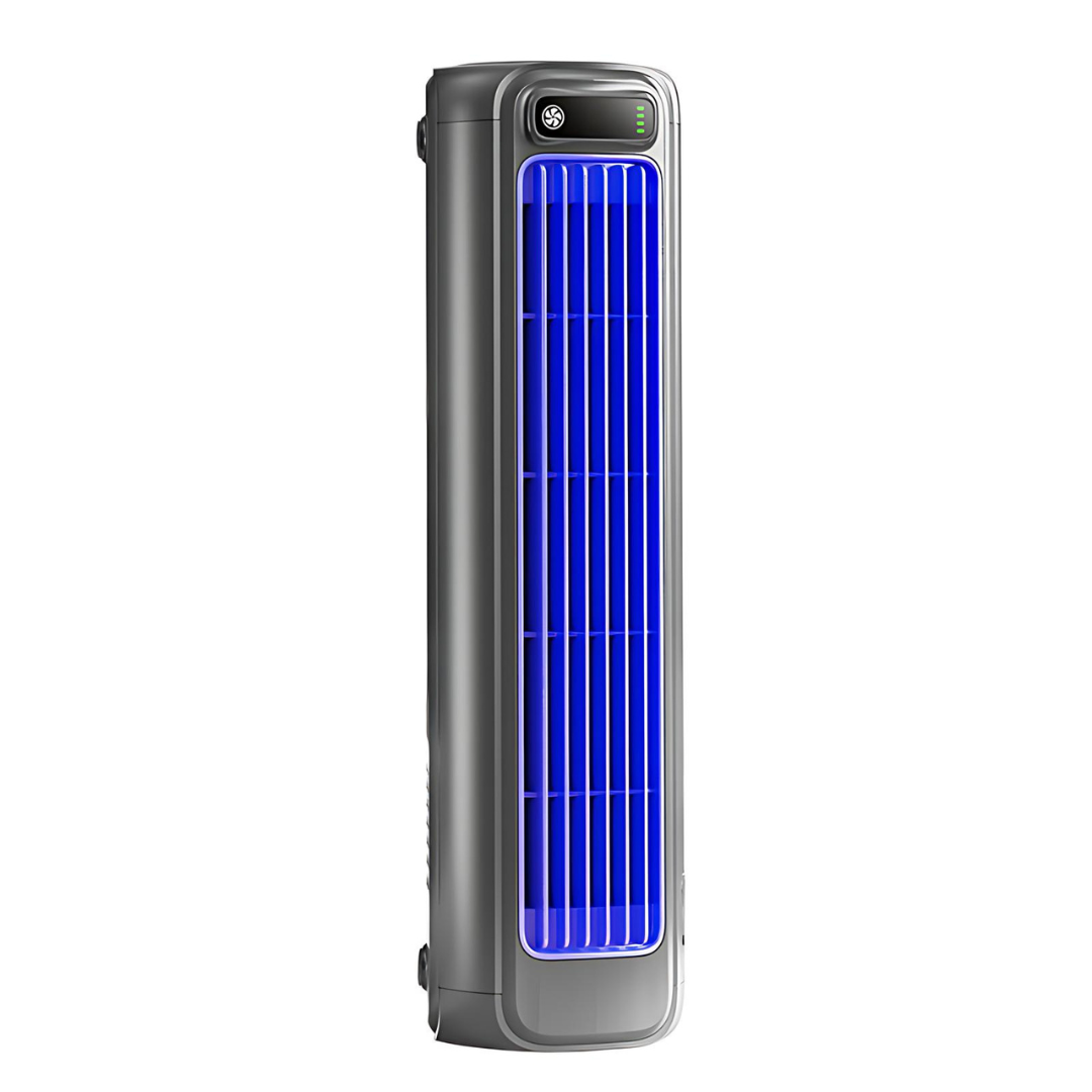 Bärbar Uppladdningsbar Luftkylare Med Bladlös Design Och Upp Till 12 Timmars Batteritid