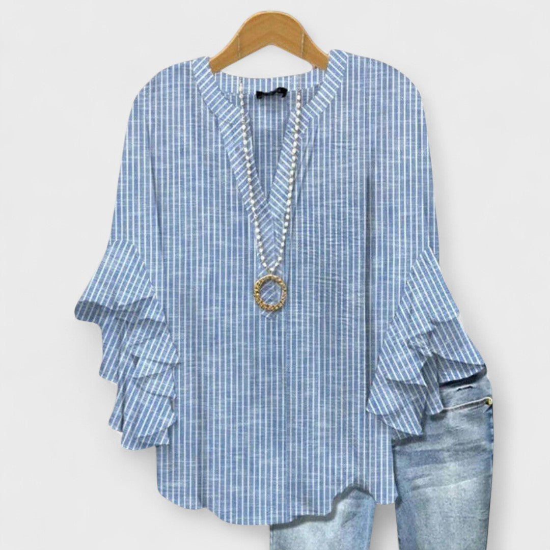 Solveig | Blus Dam Lätt Elegant