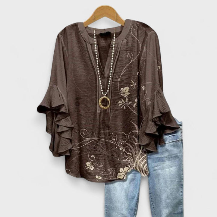 Solveig | Blus Dam Lätt Elegant
