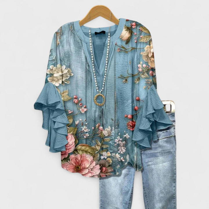 Solveig | Blus Dam Lätt Elegant