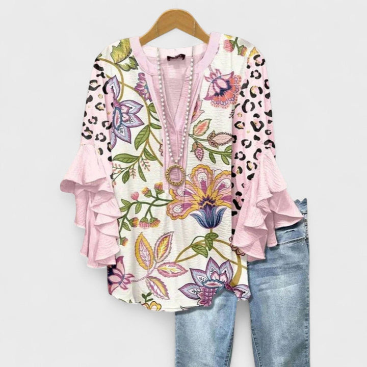 Solveig | Blus Dam Lätt Elegant