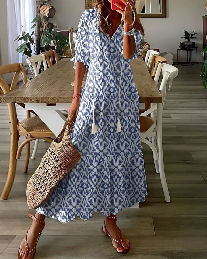 Wilma | Klänning Boho Maxi