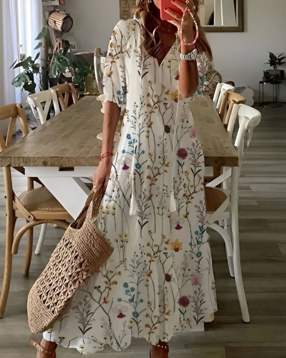 Wilma | Klänning Boho Maxi