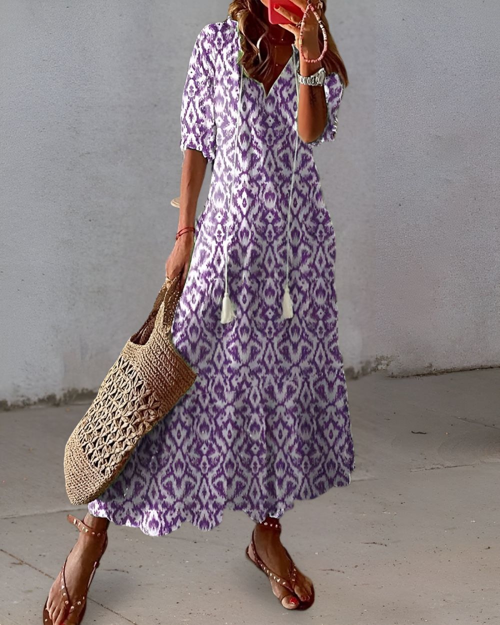 Wilma | Klänning Boho Maxi