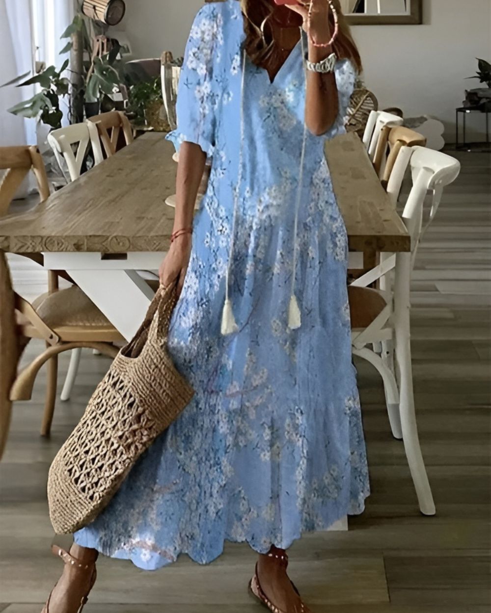 Wilma | Klänning Boho Maxi