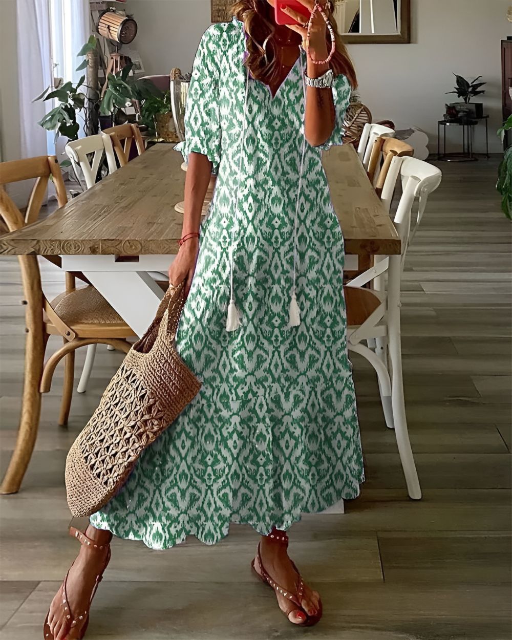 Wilma | Klänning Boho Maxi