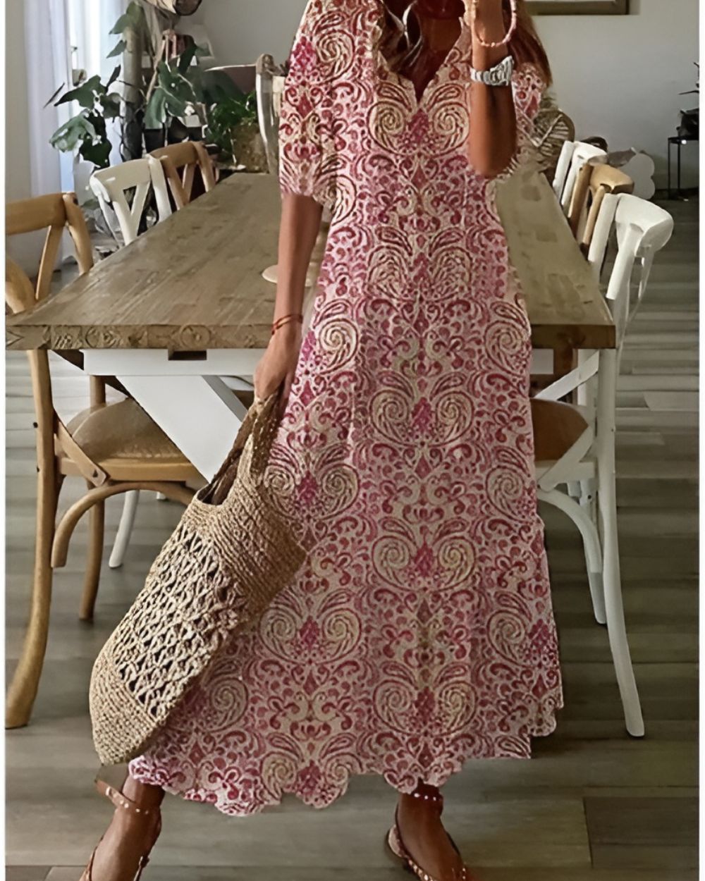 Wilma | Klänning Boho Maxi