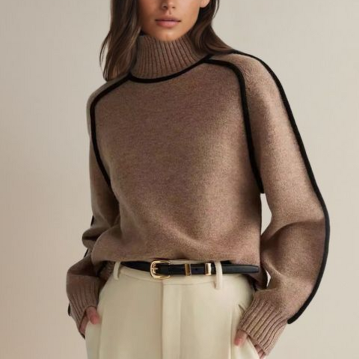 Rigmor | Polotröja Dam Stickad Relaxed Fit