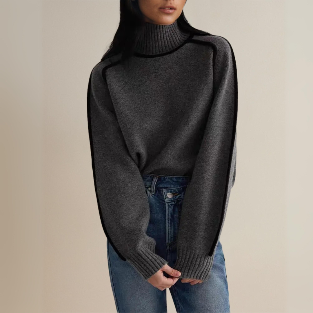 Rigmor | Polotröja Dam Stickad Relaxed Fit