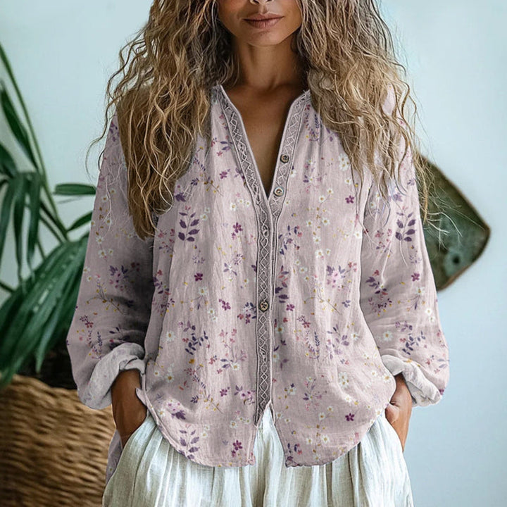 Saga | Blus Mönstrad Elegant