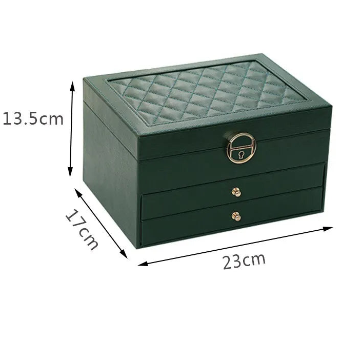 Elegant Smyckeskrin I Flernivådesign – Rymlig Förvaring För Smycken Och Accessoarer