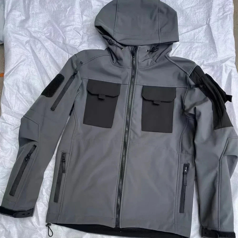 Runar | Taktiskt Set Herr Huvjacka Cargobyxor Multi-Pocket