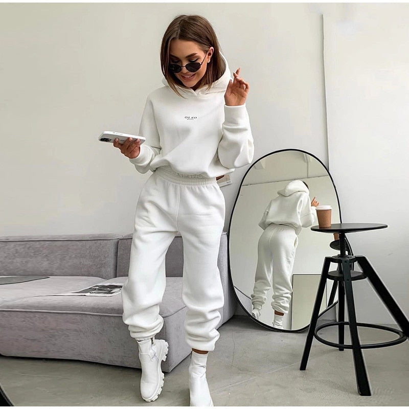Elvira | Mjukisset Dam Hoodie Set