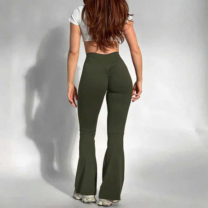 Sara | Leggings Dam Hög Midja Bootcut