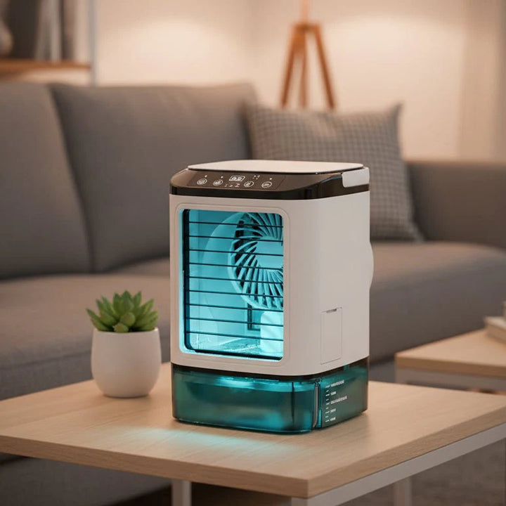 Portabel Sprayfläkt Med Vattendimma Och USB-Laddning