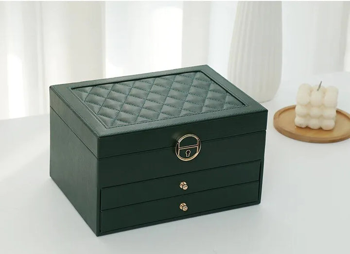 Elegant Smyckeskrin I Flernivådesign – Rymlig Förvaring För Smycken Och Accessoarer