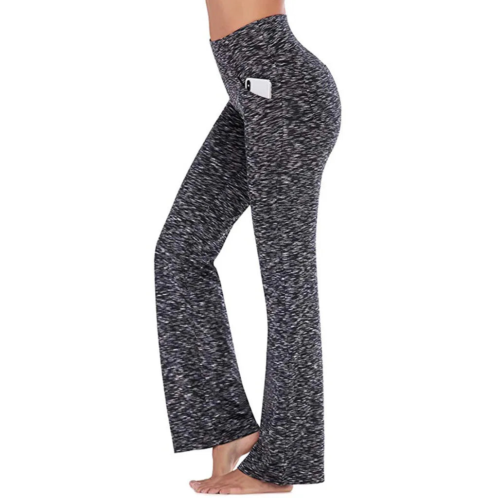 Emma | Byxor Dam Bootcut Hög Midja