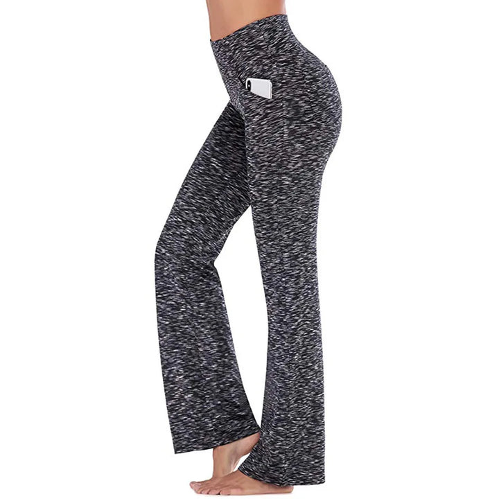 Emma | Byxor Dam Bootcut Hög Midja
