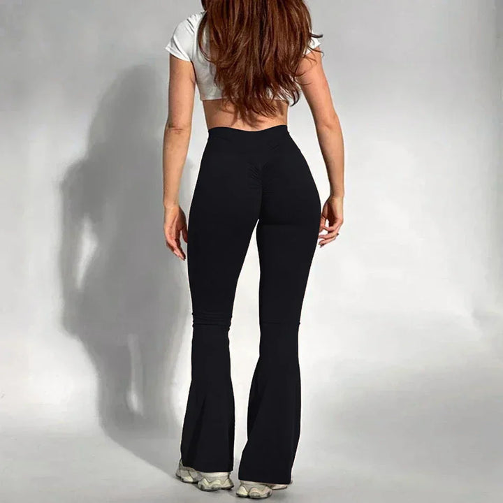 Sara | Leggings Dam Hög Midja Bootcut