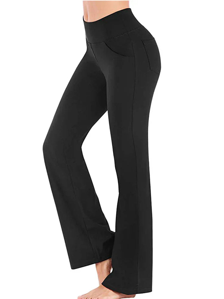Emma | Byxor Dam Bootcut Hög Midja