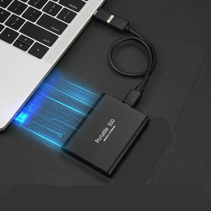 Portabel Extern SSD Med USB-C Och Kompakt Design För Flera Enheter